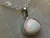 white opal pendant