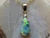 black opal pendant