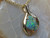 black opal pendant