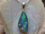 boulder opal pendant