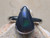 black opal ring set in sterling silver