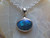black opal pendant