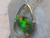fire opal pendant
