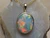 fire opal pendant