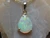 crystal opal pendant