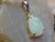 crystal opal pendant
