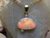 fire opal pendant