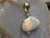 fire opal pendant