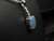 black opal pendant