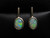 white opal earrings