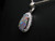 black opal pendant