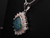 Triplet and white opal pendant
