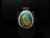 solid crystal opal ring