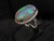 Dark Crystal Opal Ring