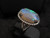 Dark Crystal Opal Ring