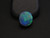 Solid black opal