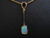 14k crystal opal pendant. Coober Pedy Australia