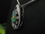 black opal pendant