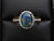 Opal triplet and diamond ring