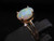 Crystal opal ring