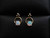 crystal opal earrings