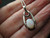 White opal pendant