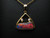 Black opal pendant