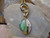 Dark crystal opal pendant