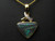 Black opal pendant