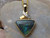 Black opal pendant