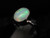 White opal ring