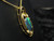 Black opal pendant