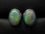 White opal earrings