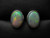 White opal earrings
