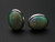 White opal earrings