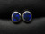 Black opal earrings