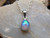 Lightning Ridge dark crystal opal pendant