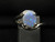 Black opal ring