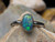 Black opal  ring
