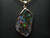 Boulder opal pendant
