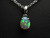 Crystal opal pendant