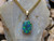 Black opal pendant