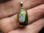 boulder opal pendant