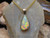 white opal pendant