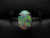 semi black opal ring
