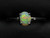 white opal ring
