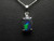 Black opal pendant