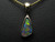 black opal pendant