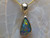 black opal pendant