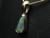 black opal pendant